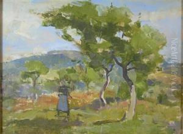 In The Orchard by John Guthrie Spence-Smith