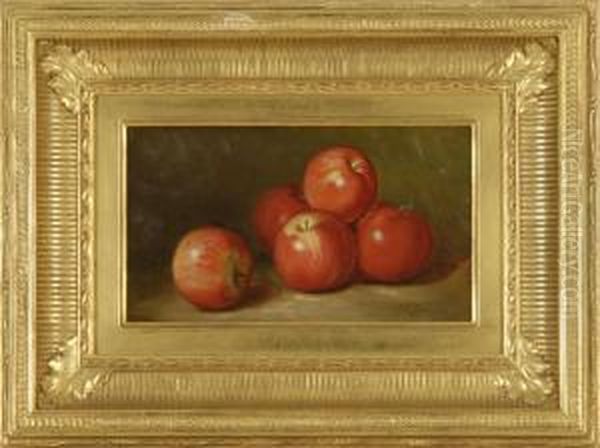 Still Life With Apples Oil Painting by John Clinton Spencer