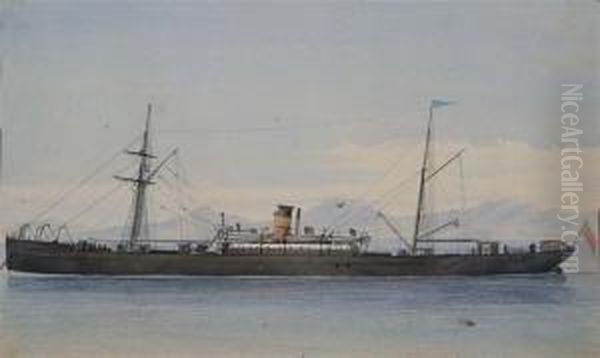 Roumelia - Capt. Fothergill Oil Painting by Victor Sperariza