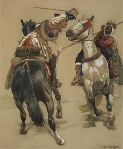 Orientalischereiter Oil Painting by Christian Speyer