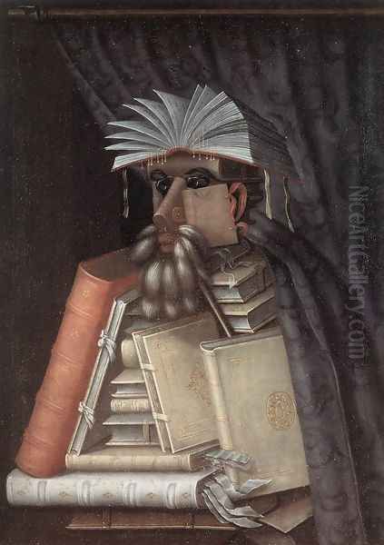 The Librarian The Librarian 1566 Oil Painting by Giuseppe Arcimboldo