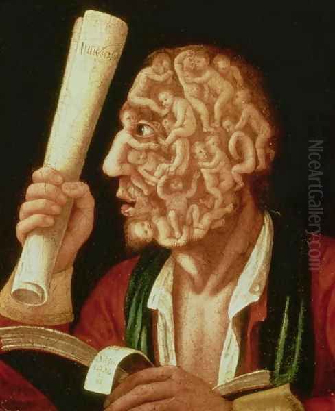 Portrait of Adam Oil Painting by Giuseppe Arcimboldo