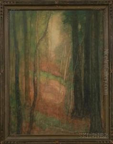 Lot Of Four Landscapes, Including Oil Painting by Harry Spiers