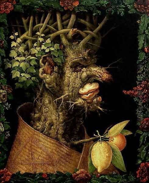 Winter 1573 Oil Painting by Giuseppe Arcimboldo