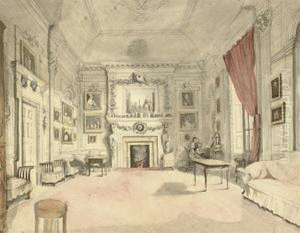 The Drawing Room Oil Painting by Maria Spilsbury