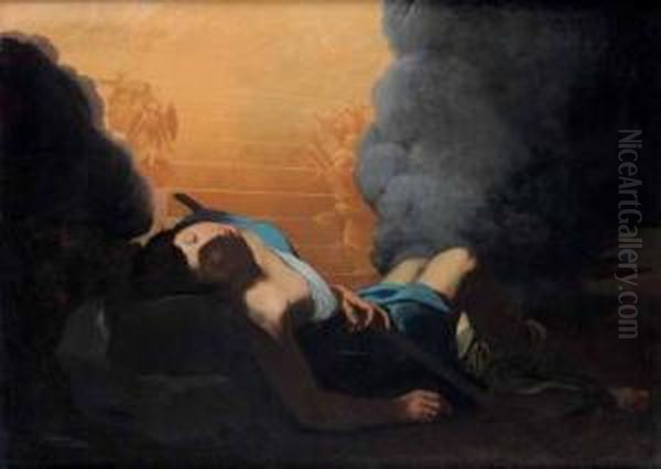 Il Sogno Di Giacobbe Oil Painting by Giovan Battista Spinelli