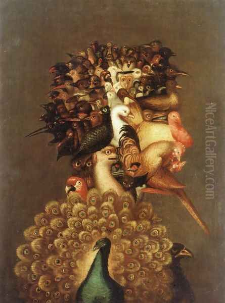 Air Oil Painting by Giuseppe Arcimboldo