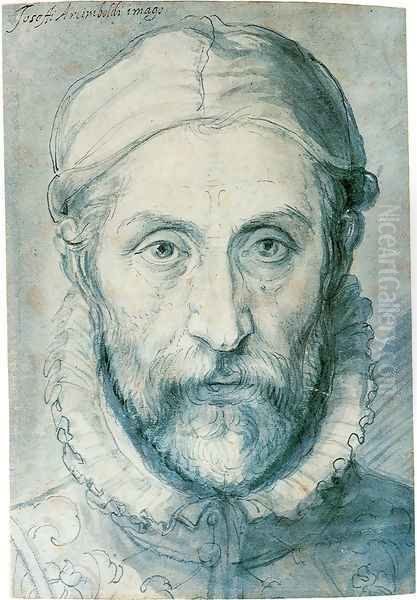 Self Portrait Oil Painting by Giuseppe Arcimboldo