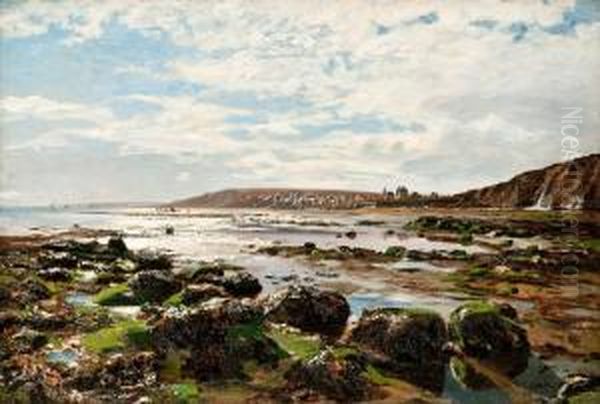 View Of Normandy Oil Painting by Eduard Spoerer