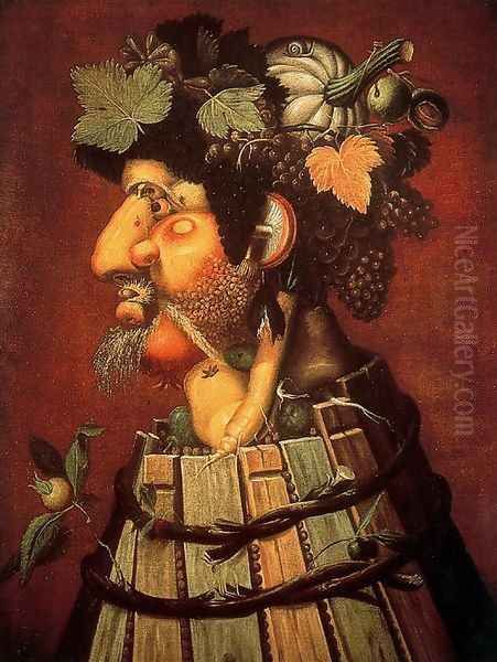 The Autumn Oil Painting by Giuseppe Arcimboldo