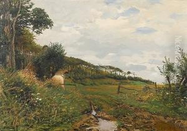 The Trodden Path Oil Painting by Eduard Spoerer