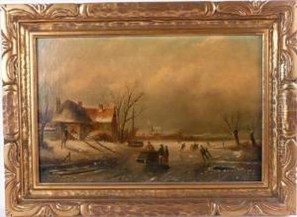 Landscape Oil Painting by Jan Jacob Coenraad Spohler