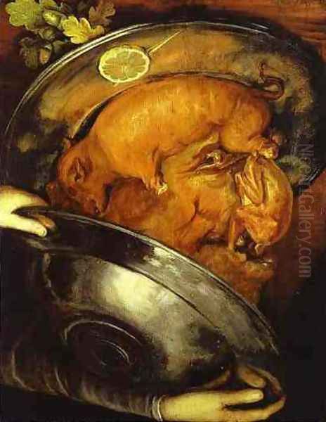 The Cook 2 Oil Painting by Giuseppe Arcimboldo