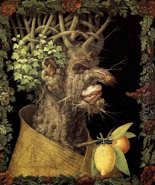 The Winter 4 Oil Painting by Giuseppe Arcimboldo