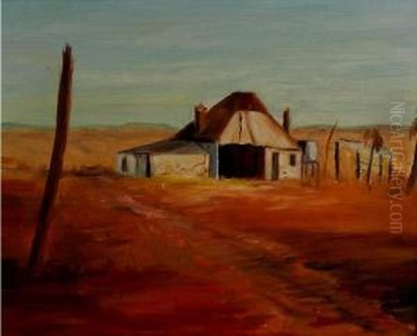 Lonely Outpost Oil Painting by Charles H. Spooner