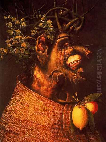 The Winter 3 Oil Painting by Giuseppe Arcimboldo