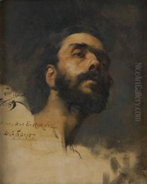 Portrait D'homme Oil Painting by Louis-Charles Spriet