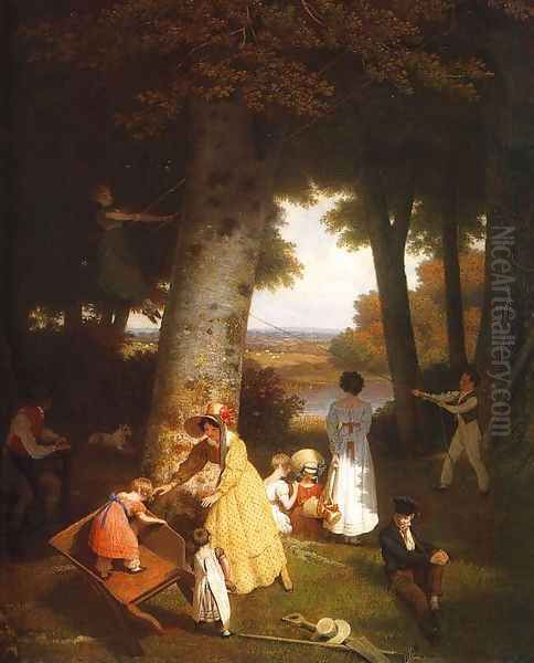 The Playground Oil Painting by Jacques Laurent Agasse