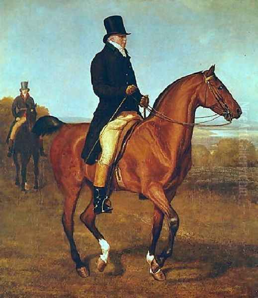 Lord Heathfield On Horseback Oil Painting by Jacques Laurent Agasse