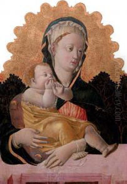 The Madonna And Child Oil Painting by Francesco Squarcione