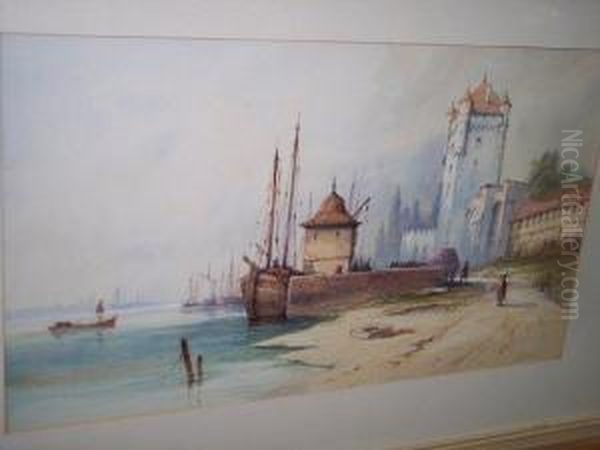 On The Rhine Oil Painting by Edwin St John