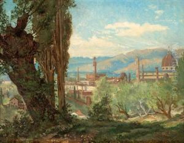 Viewover Florence Oil Painting by Joseph Magnus Stack