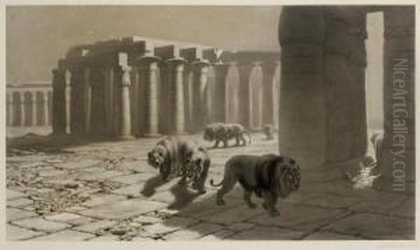 Persepolis Oil Painting by Frederick Stacpoole