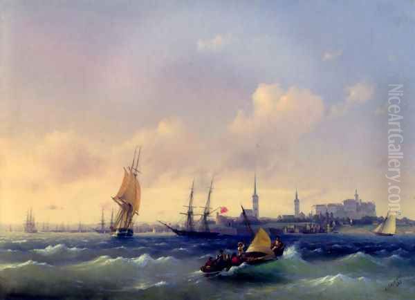 Reval (heute Tallinn) in Estland Oil Painting by Ivan Konstantinovich Aivazovsky