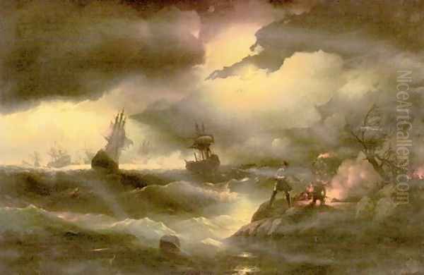 Peter Oil Painting by Ivan Konstantinovich Aivazovsky