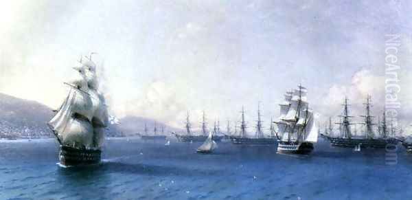 heodosia Oil Painting by Ivan Konstantinovich Aivazovsky