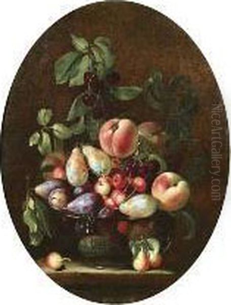 Natura Morta Con Frutta Oil Painting by Niccolo Stanchi