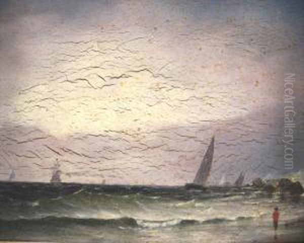 Item No. 841014 : J. W. Stancliff, -, Oil On Panell1fl2 Oil Painting by John Wells Stancliff