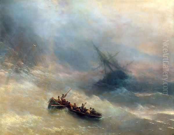 Rainbow 1873 Oil Painting by Ivan Konstantinovich Aivazovsky