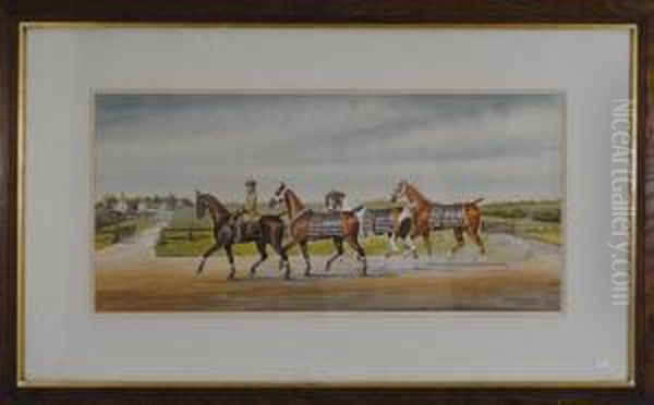 Chevaux Oil Painting by Henry William Standing