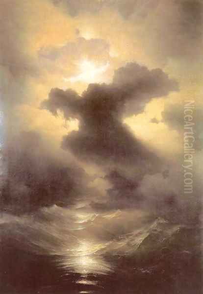 Chaos Oil Painting by Ivan Konstantinovich Aivazovsky