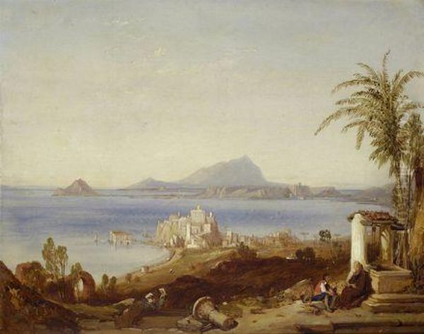 Veduta Di Pozzuoli Oil Painting by William Clarkson Stanfield