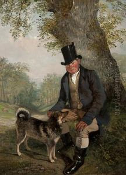 John Berney Petre Of Westwick Hall Oil Painting by Alfred George Stannard