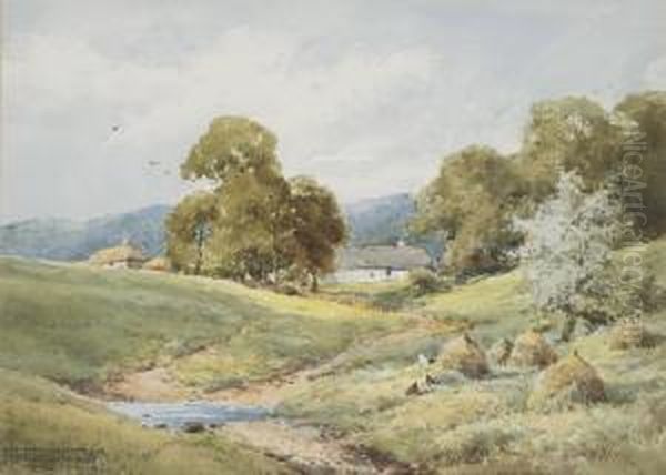 Near Dalmally, Argyllshire Oil Painting by Henry John Sylvester Stannard