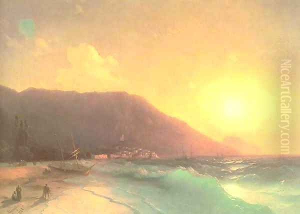 Sea view Oil Painting by Ivan Konstantinovich Aivazovsky