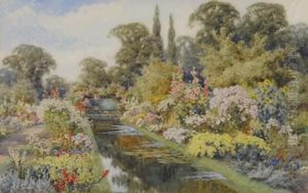 The Walled Garden Oil Painting by Lilian Stannard