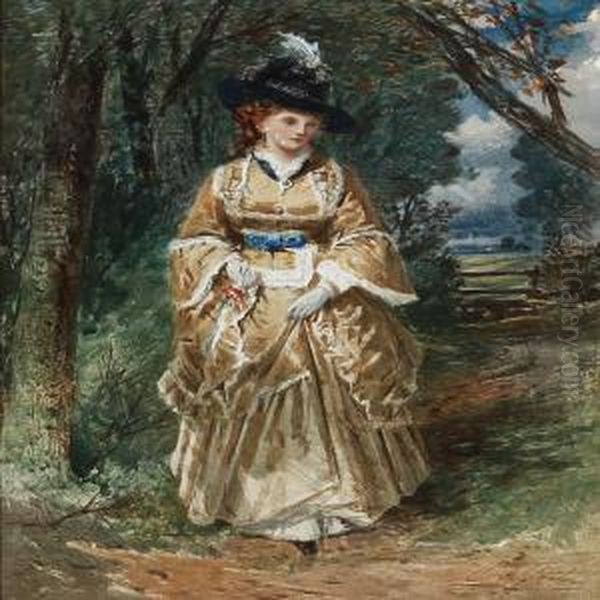 The Squires Daughter Oil Painting by George Clark Stanton