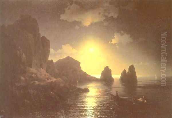 Sea view 1 Oil Painting by Ivan Konstantinovich Aivazovsky