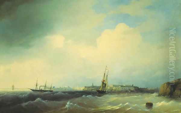 Sveaborg Oil Painting by Ivan Konstantinovich Aivazovsky