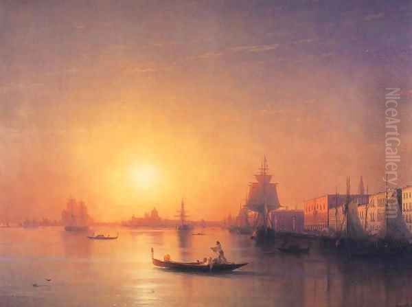 Venice Oil Painting by Ivan Konstantinovich Aivazovsky