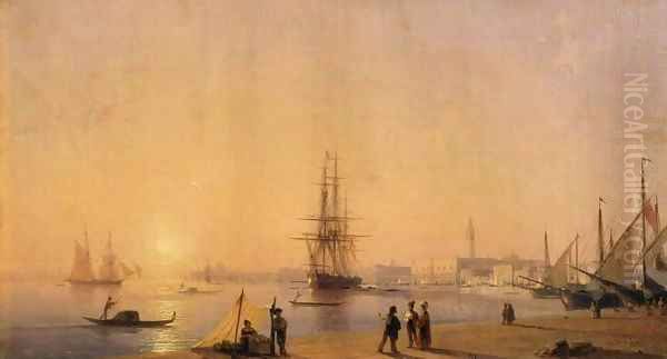 Venice 1 Oil Painting by Ivan Konstantinovich Aivazovsky