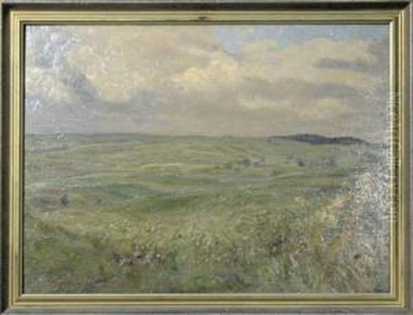 Schwabische Landschaft Oil Painting by Erwin Starker