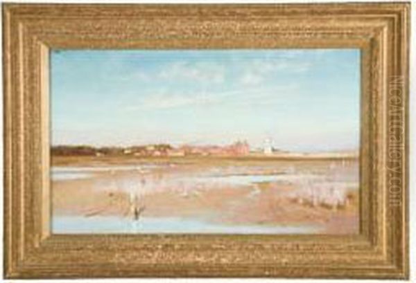 Auldeburgh From The Quay Oil Painting by Albert Starling