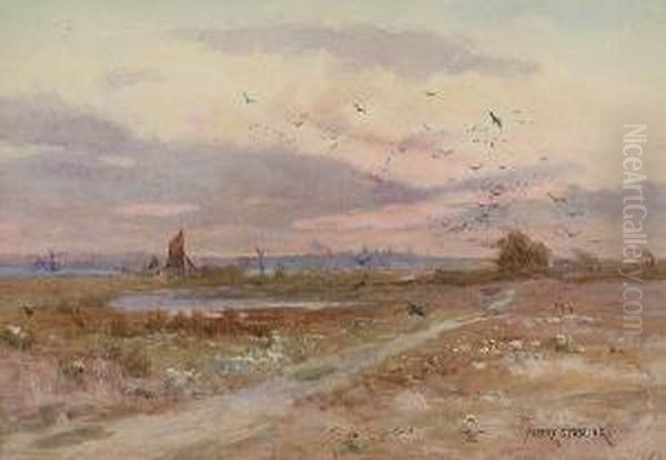 On The Medway Oil Painting by Albert Starling