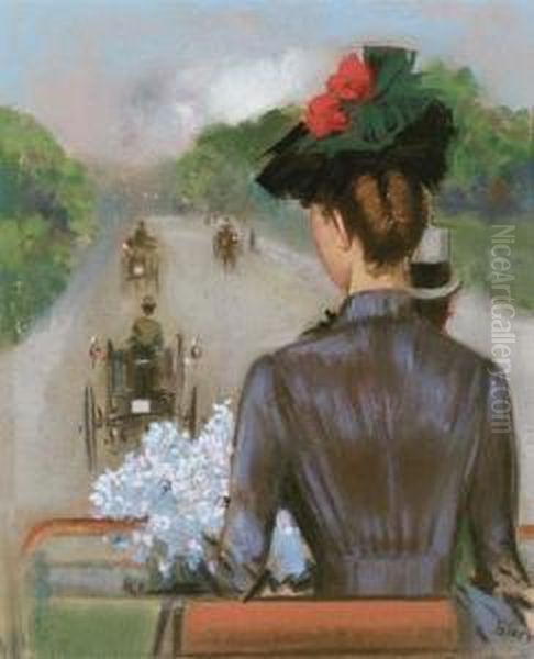 The Carriage Ride Oil Painting by Sidney Starr