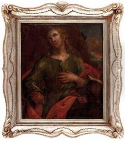 Der Hl. Johannes Der Evangelist Oil Painting by Jakob Karl Stauder